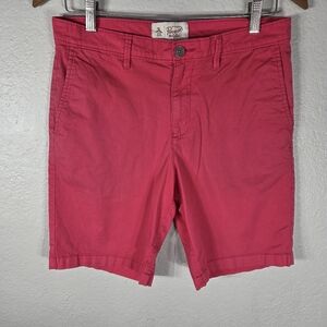 Original Penguin by Munsingwear Chino Shorts Hot Pink Men's Size 30 Casual